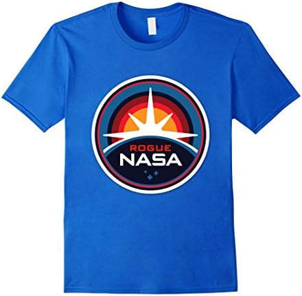 Men's Rogue NASA T-Shirt Medium Royal Blue