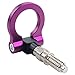 DEWHEL JDM Aluminum Track Racing Front Rear Bumper Car Accessories Auto Trailer Ring Eye Towing Tow Hook Kit Purple for BMW 1 3 5 Series X5 X6 E36 E39 E46 E82 E90 E91 E92 E93 E70 E71 Mini Cooper