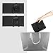 FOREGOER Luggage Strap,Nylon Adjustable Belt with Buckle,Premium Accessory for Travel Bag, Black (Luggage not Included)