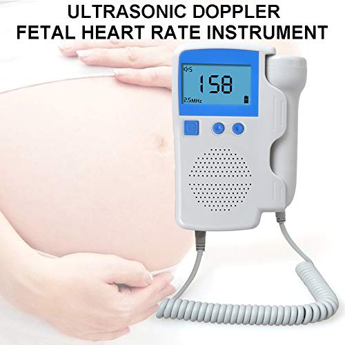 Fetal Doppler Heart Monitor - Listening to the sounds your baby makes is like sweet song to a mommy's ears! The perfect pregnancy gift for a new mommy - Safe Portable Listening Device - Thumbnail 7