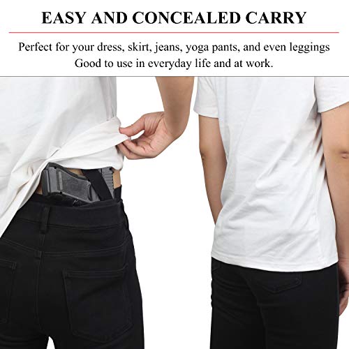 Kosibate Short Gun Holster for Women Concealed Carry with Two Pistol