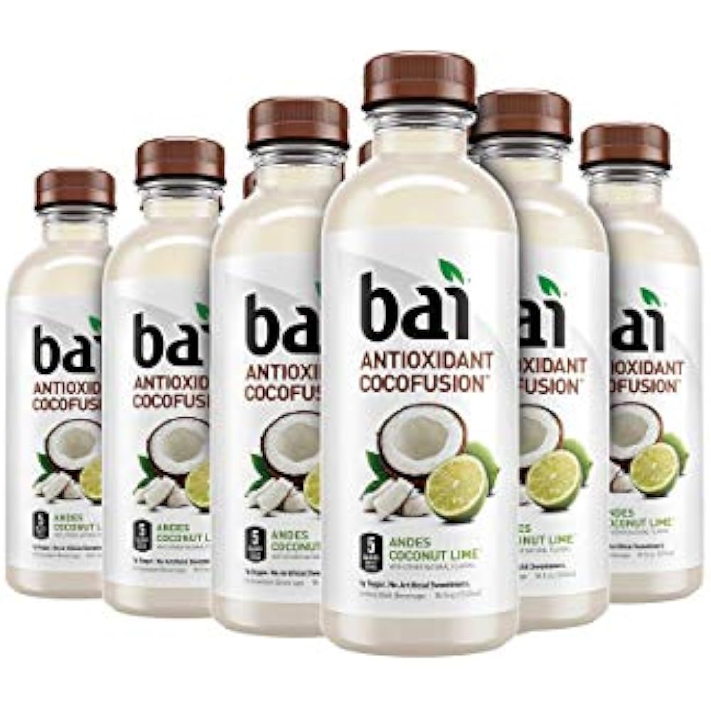 Bai Coconut Water Flavored Water, Andes Lime, Antioxidant Infused