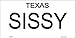 Bud and Sissy Texas License Plates Tags Urban Cowboy