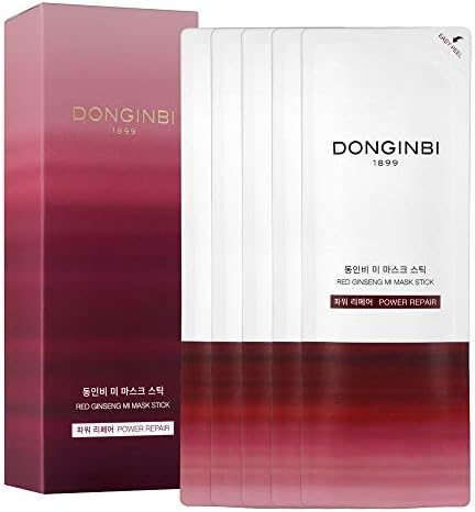 DONGINBI (ドンインビ) 美(ミ)マスクスティックパワーリペア 30g*5枚 【 正官庄紅参・韓国コスメ正規品・パック・mask 】