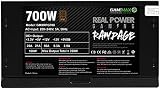 GameMax Rampage 700W Power Supply Non Modular APFC 80 Plus Bronze view 11