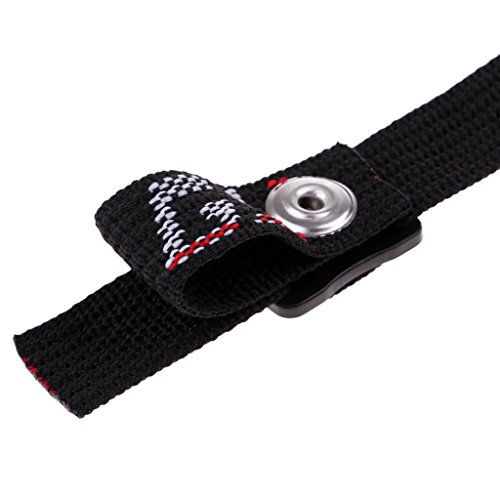 4x Replacement Chin Strap with Loop Combo for Ice Hockey Helmets - Black
