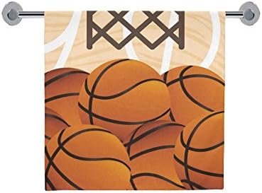 Love Nature Personalized Basketball Bathroom Body Shower Towel Bath Wrap For Home Outdoor Travel Use Beach Bath Towels 13"x13"