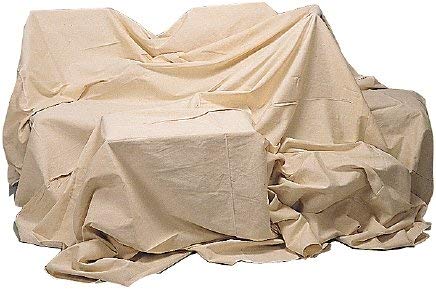 Cotton Twill Dust Sheets. Size : 6ft x 5'6ft / 1.8M x 1.7M Approx. (Pack of 3 Dust Sheets) EQUIP247UK… (3)