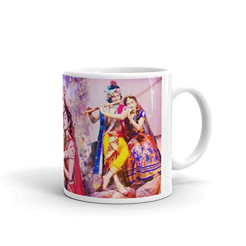 Buy DM Enterprises" Lord Radha Krishna" Printed Ceramic Coffee Mug