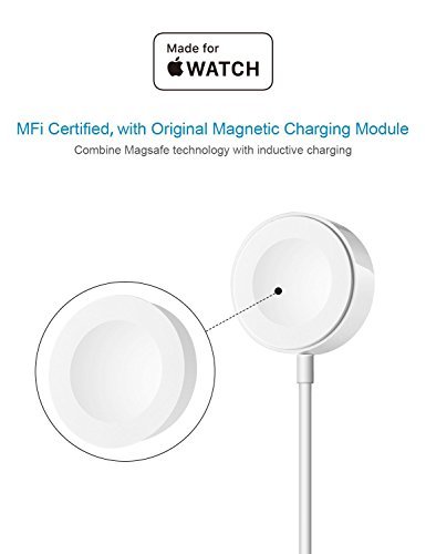 Apple Watch Magnetic Charging Cable ,[Apple MFi certificato] OPSO Cavo Magnetico per Apple Watch , Watch Sport e Watch Edition-3.3Feet (1 metro)