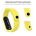 MoKo Band Compatible with Xiaomi Mi Band 3/Mi Band 4, 6 PCS Replacement Soft Sport Wristband Strap Bracelet Fit Xiaomi Mi Band 3/Mi Band 4 Smart Watch - Multi Color A