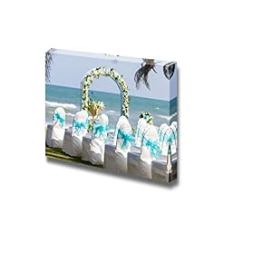 Romantic Wedding Reception on The Beach Wall Decor