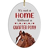 Chestnut Quarter Pony Christmas Ornament 2024 - Its