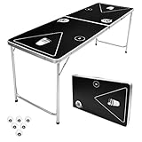 GoPong 6-Foot Portable Folding Beer Pong / Flip Cup