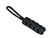 RedVex Zipper Pulls - Knife Lanyards - Equipment Lanyards - Paracord Cobra Style - Choose Your Color & Size (Qty 5) (Black, 4 inch)