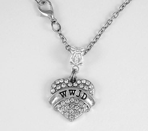 WWJD_Necklace_WWJD_Gift_WWJD_chain_WWJD_Present_Jesus_Pendent_Religious_Necklace