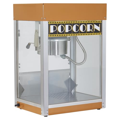 Benchmark 11048 Hollywood Premiere Popcorn Machine, 120V, 930W, 7.8A, 4 oz Popp…