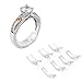 Coopache Invisible Ring Size Adjuster for Loose Rings – Ring Guard, Ring Sizer, 7 Sizes Fit Almost Any Ring
