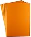 Fabriano EcoQua Notebook, Large, Staple-Bound, Lined, 38 Sheets, Orange