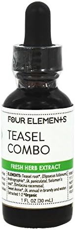 Teasel Combo Tincture Blend, Certified OrganicFresh Organic Herb Extract, 1 FL OZ
