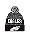 New Era NFL 2016 Black and White Sport Knit Beanie, One Size