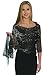 ShineGlitz Shawls and Wraps for Evening Dresses, Metallic Glitter Shawls for Women, Sparkling Wedding Black Silver Shawl Gift