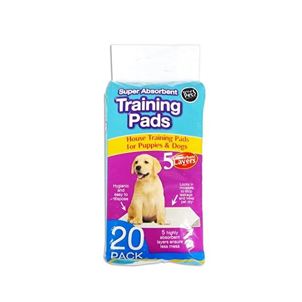 World-of-pets-Pack-of-20-Super-Absorbent-Premium-Puppy-Dog-Training-Pads-60-x-45cm-white World of pets Pack of 20 Super Absorbent Premium Puppy Dog Training Pads 60 x 45cm, white