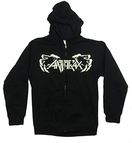 Claws Worship Metal Black Zip Up Sweatshirt Hoodie