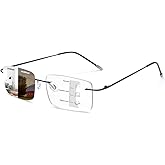 YIMI Photochromic Progressive Multifocus Reading Glasses UV Sun Readers Blue Light Blocking Lightweight Glasses for Men Women