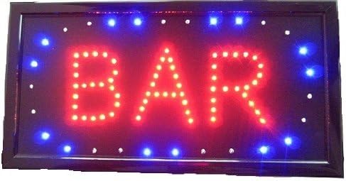 UbiGear Animated 19 10 Inch Motion LED Business Bar Sign Light On/Off Switch Open Bright Light Neon