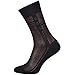 Duna Men's Ultra thin Breathable Cotton Dress Socks, 5-pack,Black,X-Large