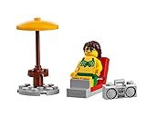 LEGO City Beachgoer MiniFigure: Woman in Green Bikini Top & Shorts (Lawn Chair w/ Radio) 60153