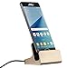 ZTE Axon 7/ Axon 7 Max Quick Charger Cradle Dock, Dretal@ Desktop Type C Data Sync Charging Dock Station Cradle Charger Adapter for ZTE Axon 7 mini / Nubia Z11 mini S / Blade V7 Max(Golden)