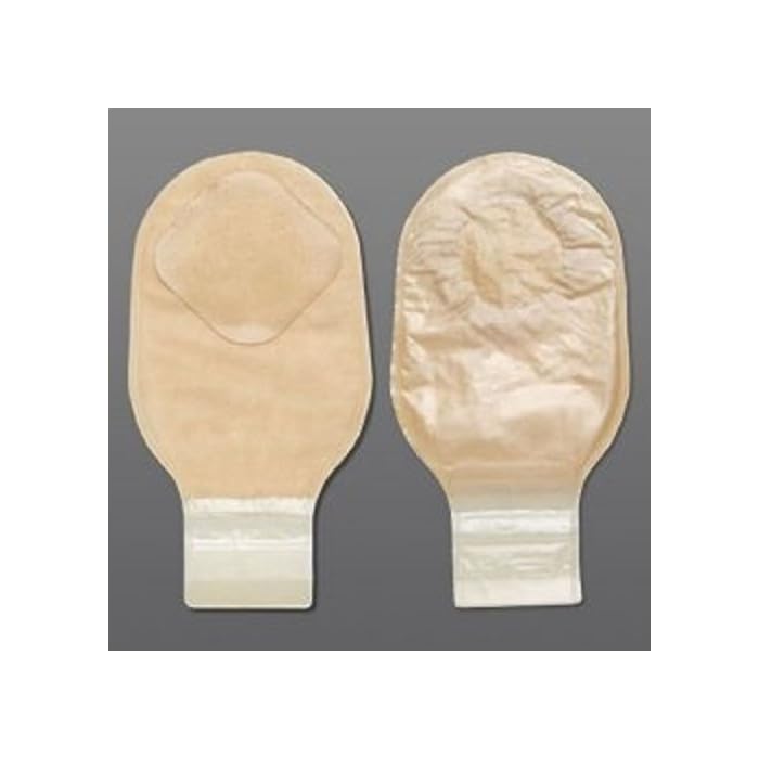 HOLLISTER Ostomy Pouch Pouchkins One-Piece System 6-1/2" Length 38 mm Stoma Drainable Trim To Fit (#3796, Sold Per Box)