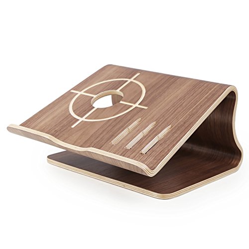 Koolertron wooden dock laptop cooling cooler stand hold…