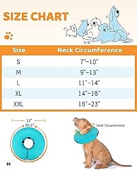 Supet Inflatable Dog Cone Collar Alternative After