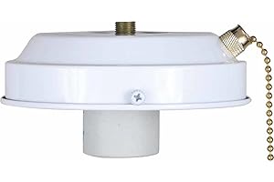 Volume Lighting V0907-6 1-Light White Ceiling Fan Light Kit