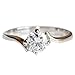 Fashion Plaza Christmas Gift Engagement Ring with Cubic Zirconia -4 Claw Setting R265