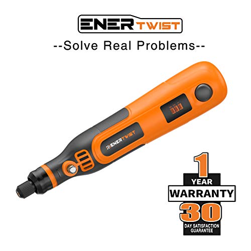 Enertwist 4V Max Cordless Rotary Tool Kit, 3Speed Lithiumion Battery