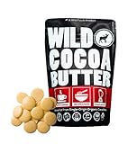 Raw Organic Cocoa Butter by Wild Foods - Single-Origin, FT, Unrefined, Non-Deodorized, Food Grade, Wafer Form (16 ounce)