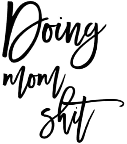 MILF'N Ain't Easy Car Decal - Funny Mom Window Sticker, White Vinyl 5.6x3 Inch - View #9