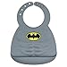 Bumkins DC Comics Batman Silicone Bib, Baby Bib, Toddler Bib, Comfortable, Waterproof, Wipe Clean, Stain and Odor Resistant, 6-24 Months primary