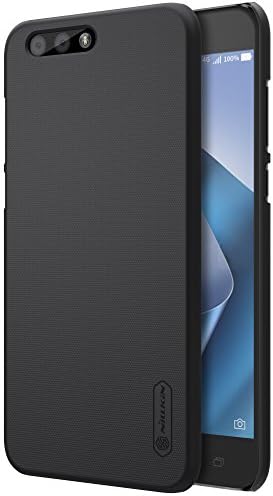 Asus Zenfone 4 Case with Soft Screen protector, PC Ultra Thin Lightweight Slim Fit Case, Non-Slip Salient point Surface for Excellent Grip Anti-Fingerprint Cover for ZE554KL (Black)