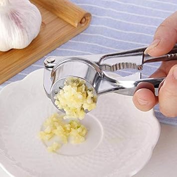 Knoblauchpresse Ingwerpresse Fleischwolf Brecher Chopper Knoblauchpresse Brecher mit Walnuss Open Tools Küche Veggetable Gadg