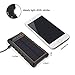 Hobest Solar Charger 10000mAh,Water-Resistant Outdoor Solar Power Bank with LED Flashlight,Dual USB Portable Charger Solar for Smartphones,GoPro Camera,GPS and Emergency Travel (Orange)