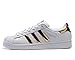 adidas Originals women's Superstar Foundation Fashion Sneaker White/bright gold