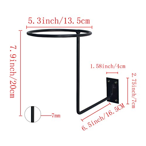 CHCYCLE Motorcycle Accessories Helmet Holder Jacket Hanger Wall Mounted Multifunctional Rack (2 Pack)
