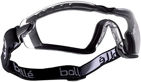 Boll? Safety 254-CB-40091 Cobra Dust Safety Goggles with Strap, Foam Padding and Clear Anti-Fog Lens by Boll? Safety