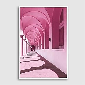 Framed Canvas Wall Art for Living Room, Bedroom Colorful Corridor Canvas Prints for Modern Home Decoration Ready to Hang - 16"x24" inches