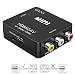 GANA HDMI to RCA,HDMI to AV, 1080P HDMI to AV 3RCA CVBs Composite Video Audio Converter Adapter Supporting PAL/NTSC with USB Charge Cable primary